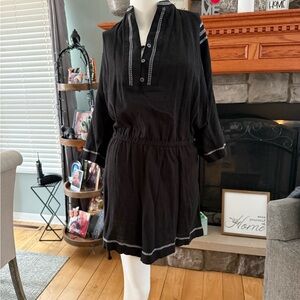 Universal Black Button-Down Women's Jumpsuit